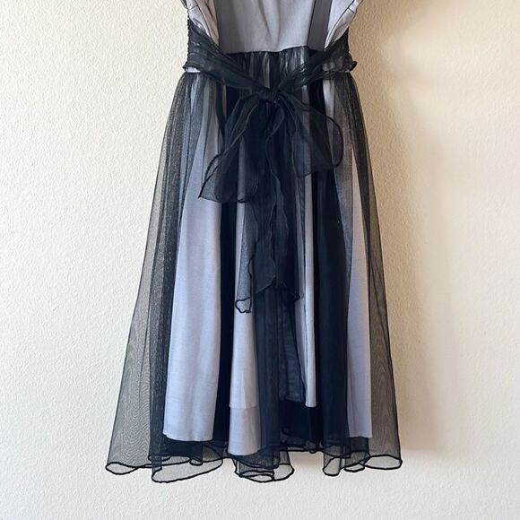 My Michelle Black and White Lace Dress - Picture 10 of 14